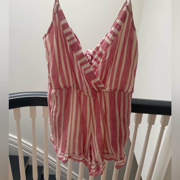 TULA ROSA x REVOLVE Amelia Romper Cotton Blend with Back Tie Accent - Picture 4 of 4